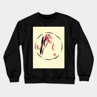 Forgive - Enso bamboo brush painting Crewneck Sweatshirt